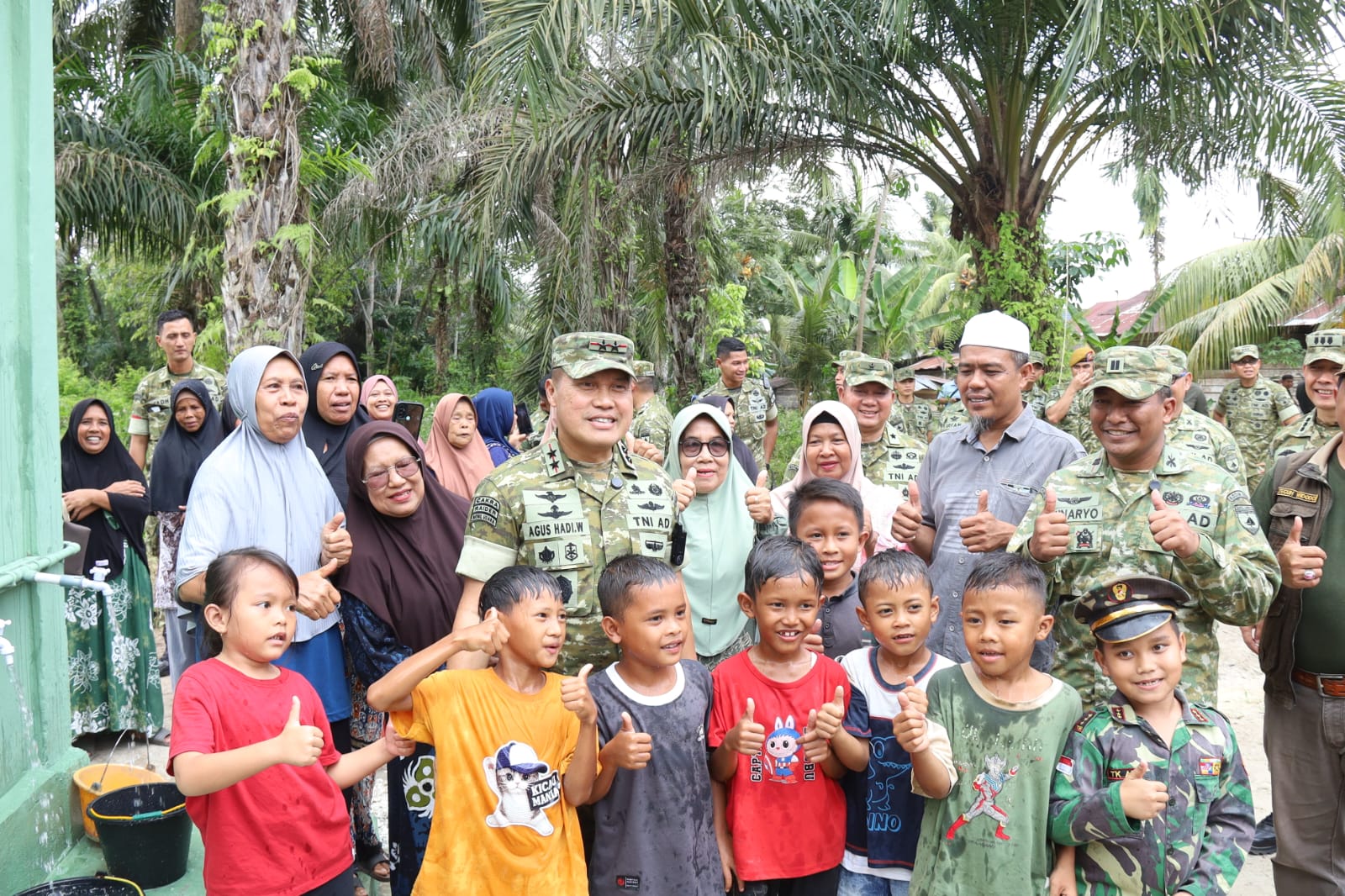 Pangdam XIX Tuanku Tambusai Pastikan Manunggal Air Bersih Mengalir untuk Warga Dumai